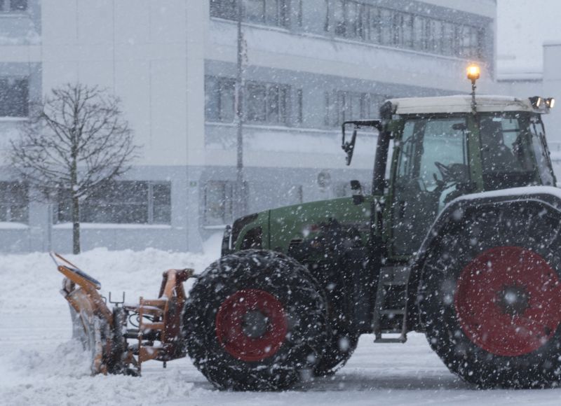 Snow Removal Equipment in Action